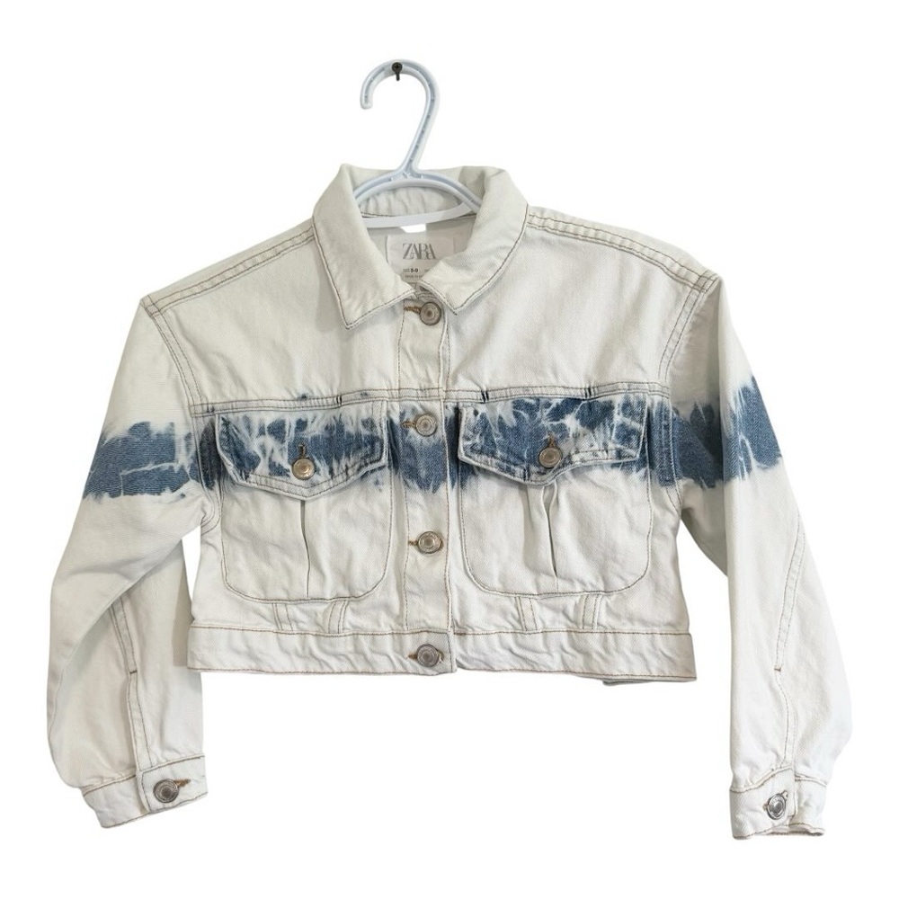 Zara cropped jean jacket 8-9 years